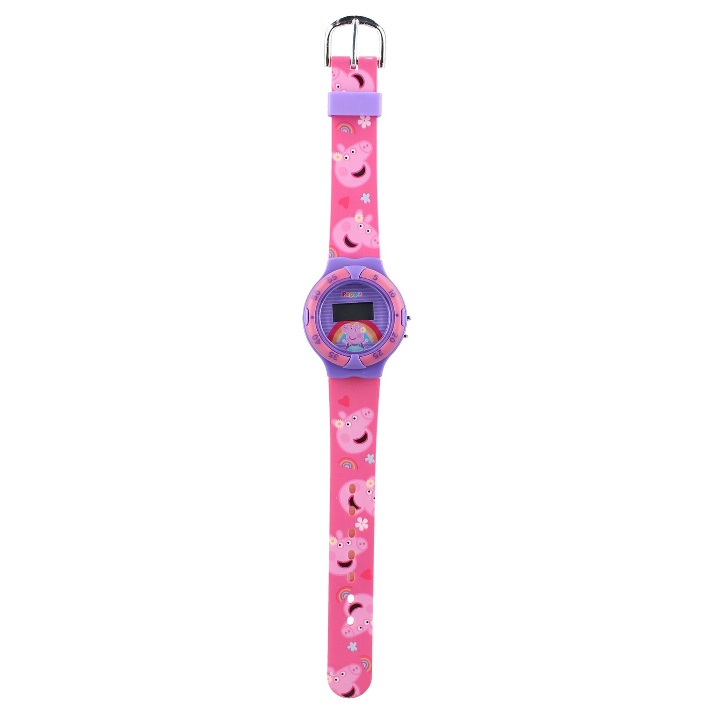 Peppa Pig Uhr „Kids Time!“ Perfekte Kinderuhr für Schule & Freizeit