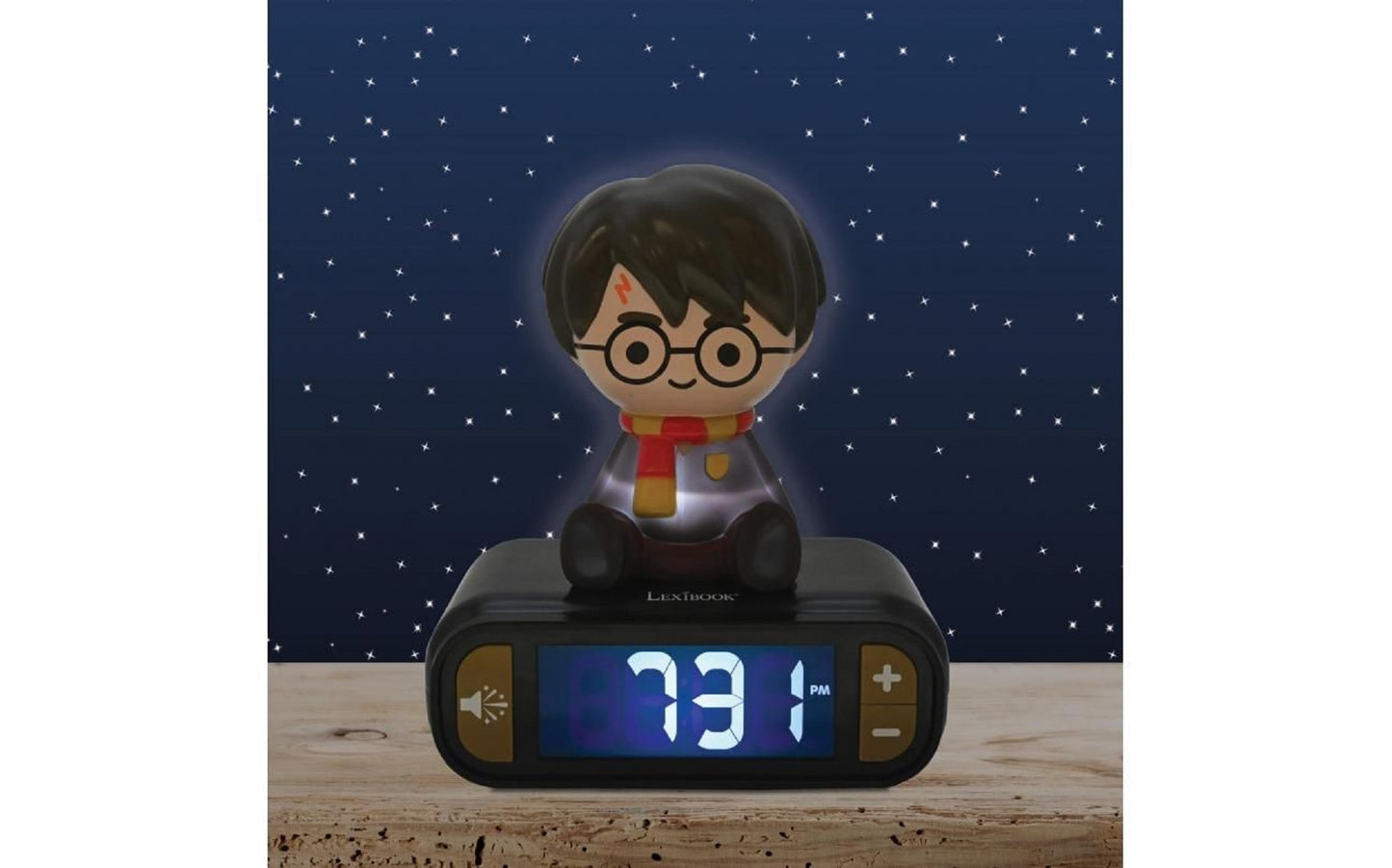 Harry Potter Wecker mit Nachtlicht und 3D-Sounds Magischer Start in den Tag