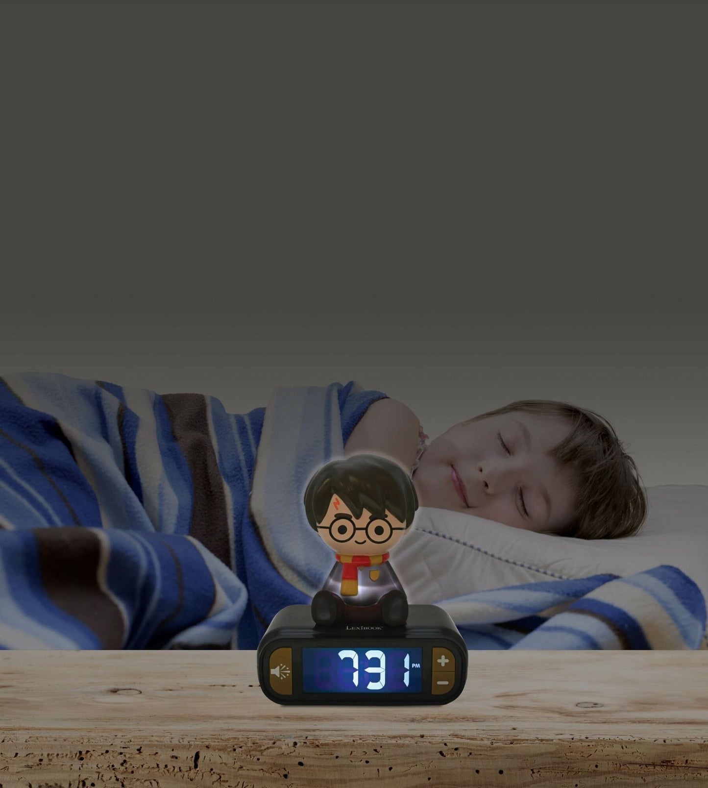 Harry Potter Wecker mit Nachtlicht und 3D-Sounds Magischer Start in den Tag