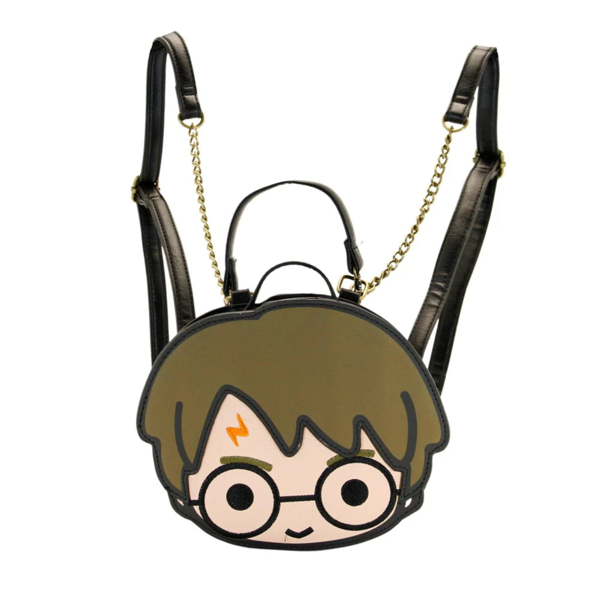 Harry Potter Urban Rucksack Braun kompakter Backpack mit Innenfutter