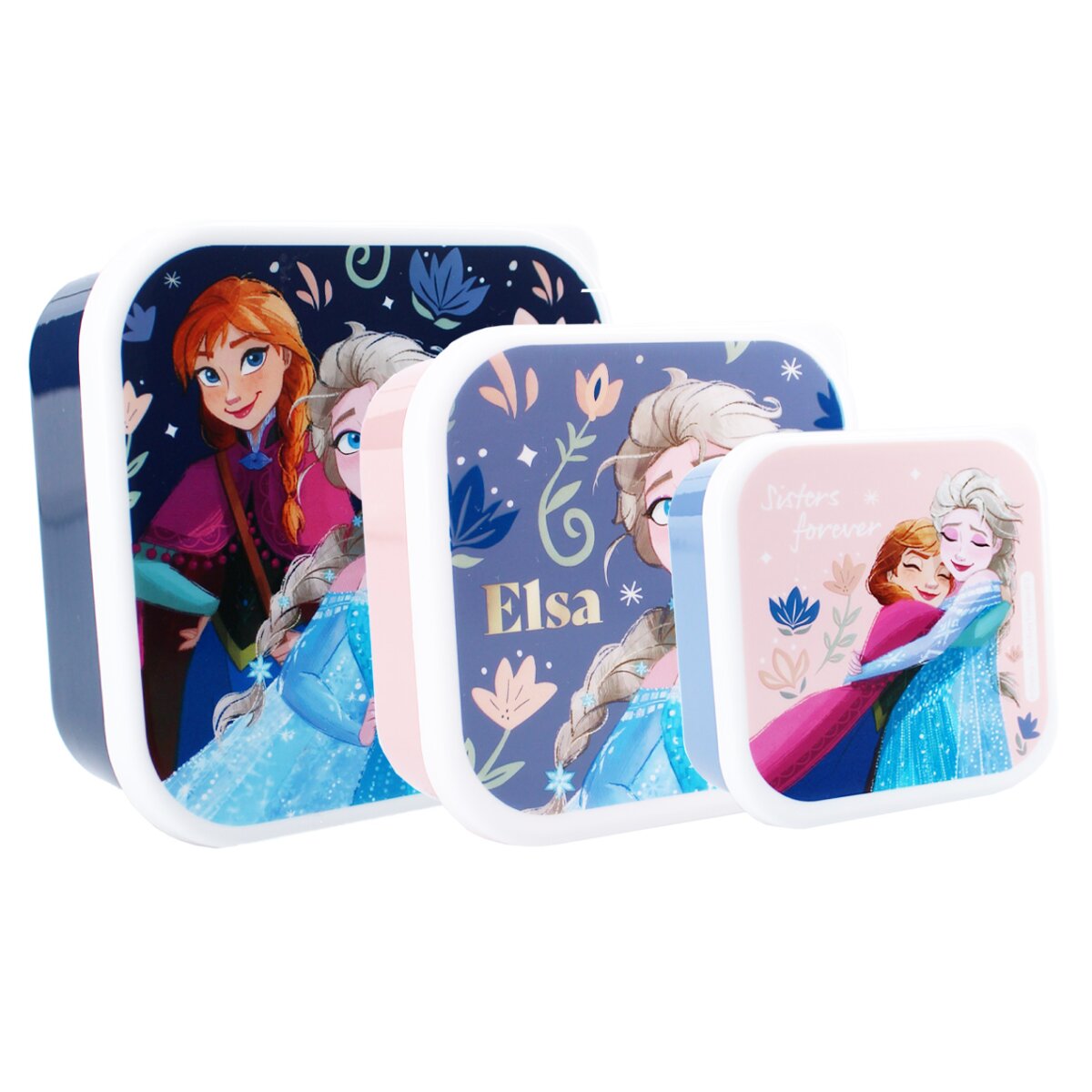 Frozen II Snackbox – 3-in-1 Brotdose mit Anna & Elsa für Kinder
