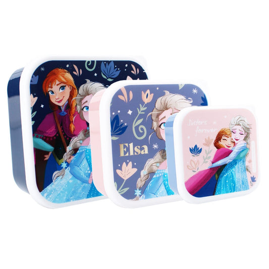 Frozen II Snackbox – 3-in-1 Brotdose mit Anna & Elsa für Kinder