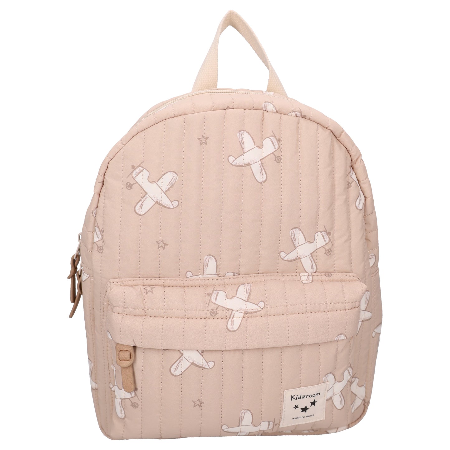 Kidzroom Rucksack Wonderful Worlds beige mit Doppelreißverschluss