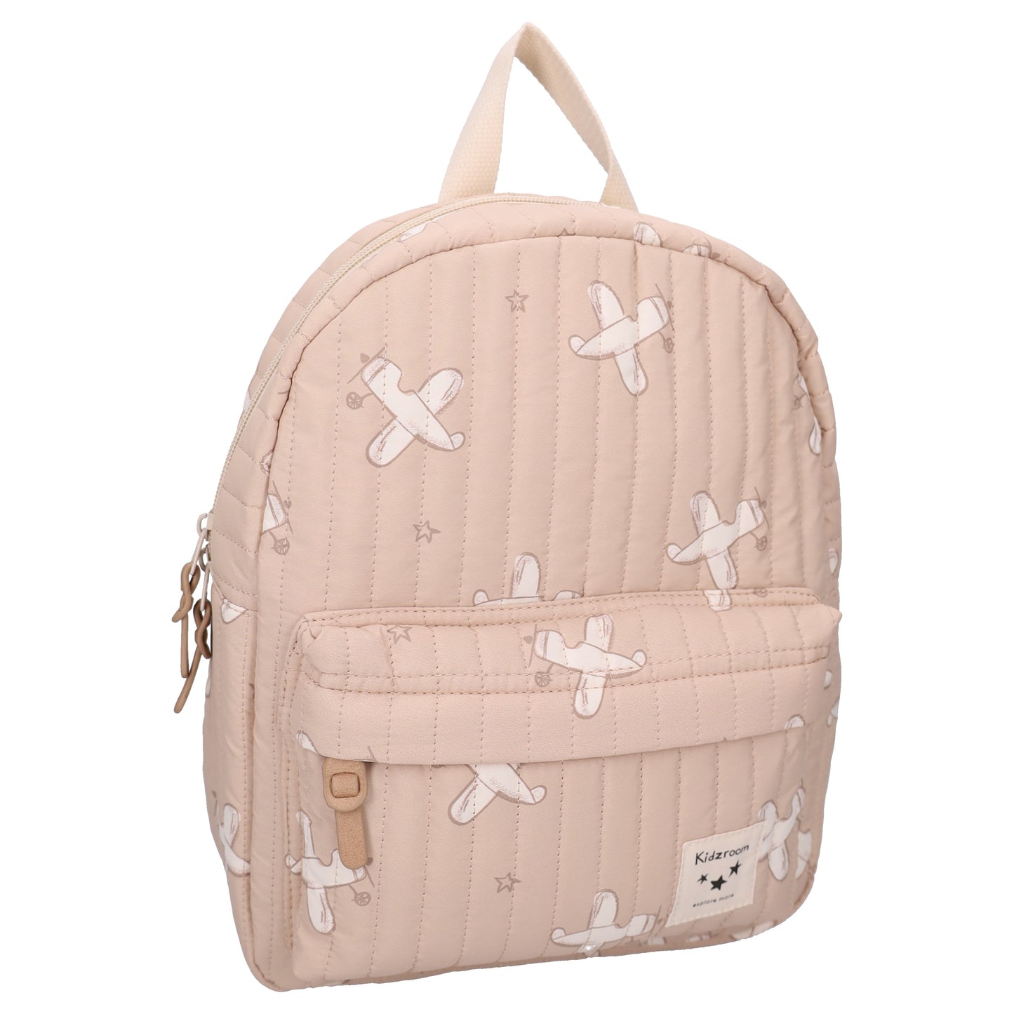 Kidzroom Rucksack Wonderful Worlds beige mit Doppelreißverschluss