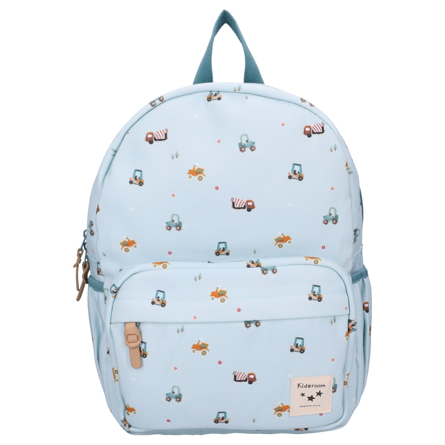Kidzroom Rucksack Little Story blau mit Doppelreißverschluss