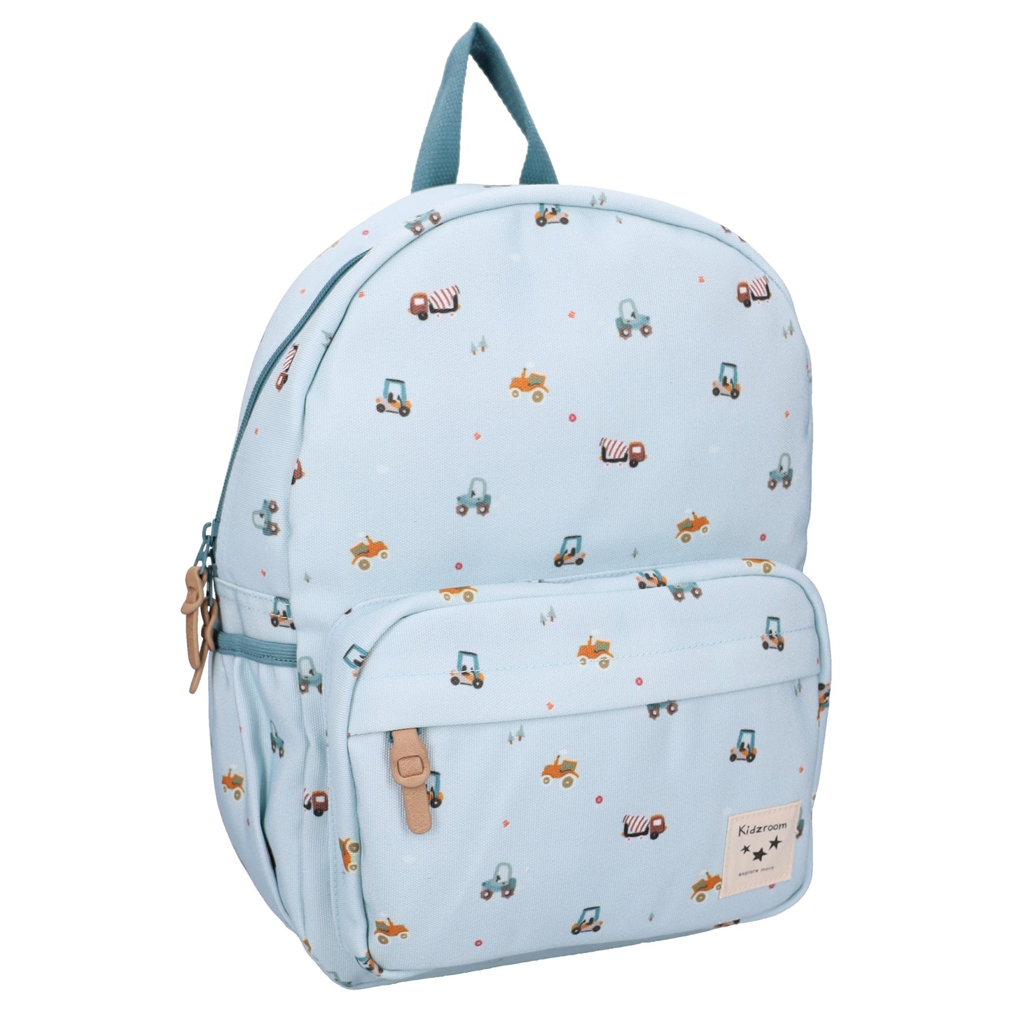 Kidzroom Rucksack Little Story blau mit Doppelreißverschluss
