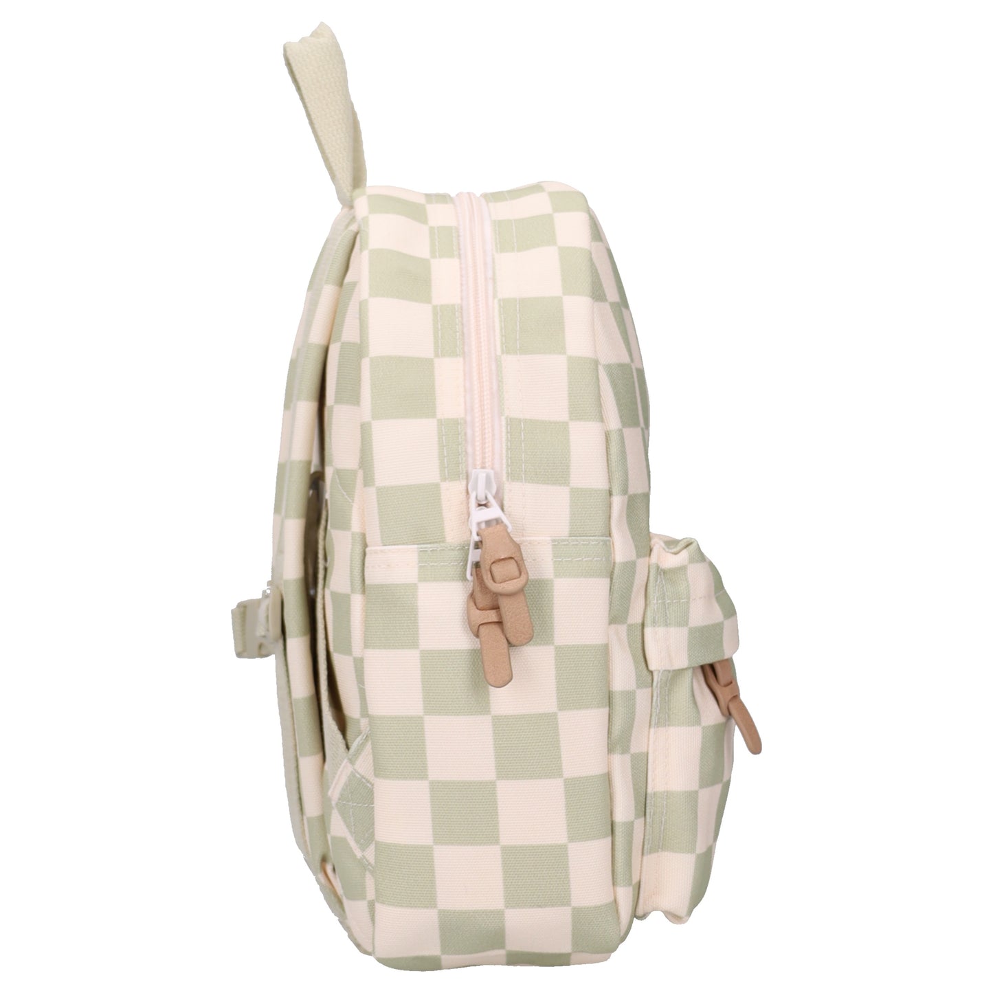 Kidzroom Rucksack Nostalgia beige grün mit Doppelreißverschluss