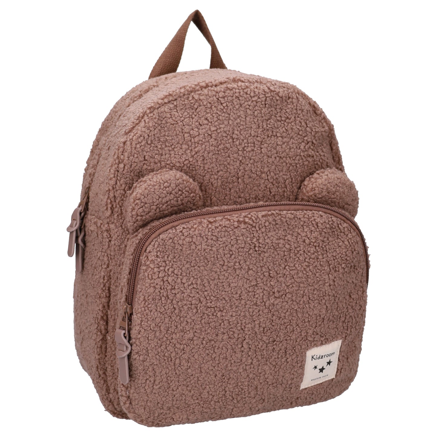 Kidzroom Beary Excited Kita Rucksack Kindergartenrucksack mit zwei Fächern Beige