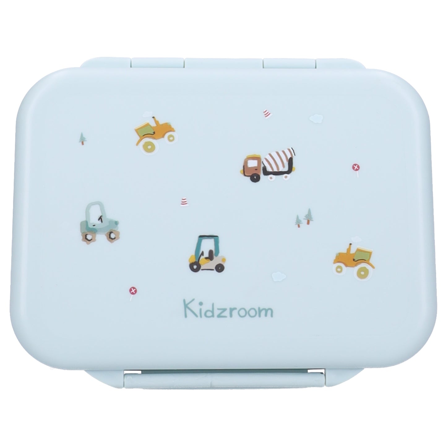 Kidzroom Little Story Brotdose Kinder 1,8 l Lunchbox mit Fahrzeug Motiv für Schule und unterwegs