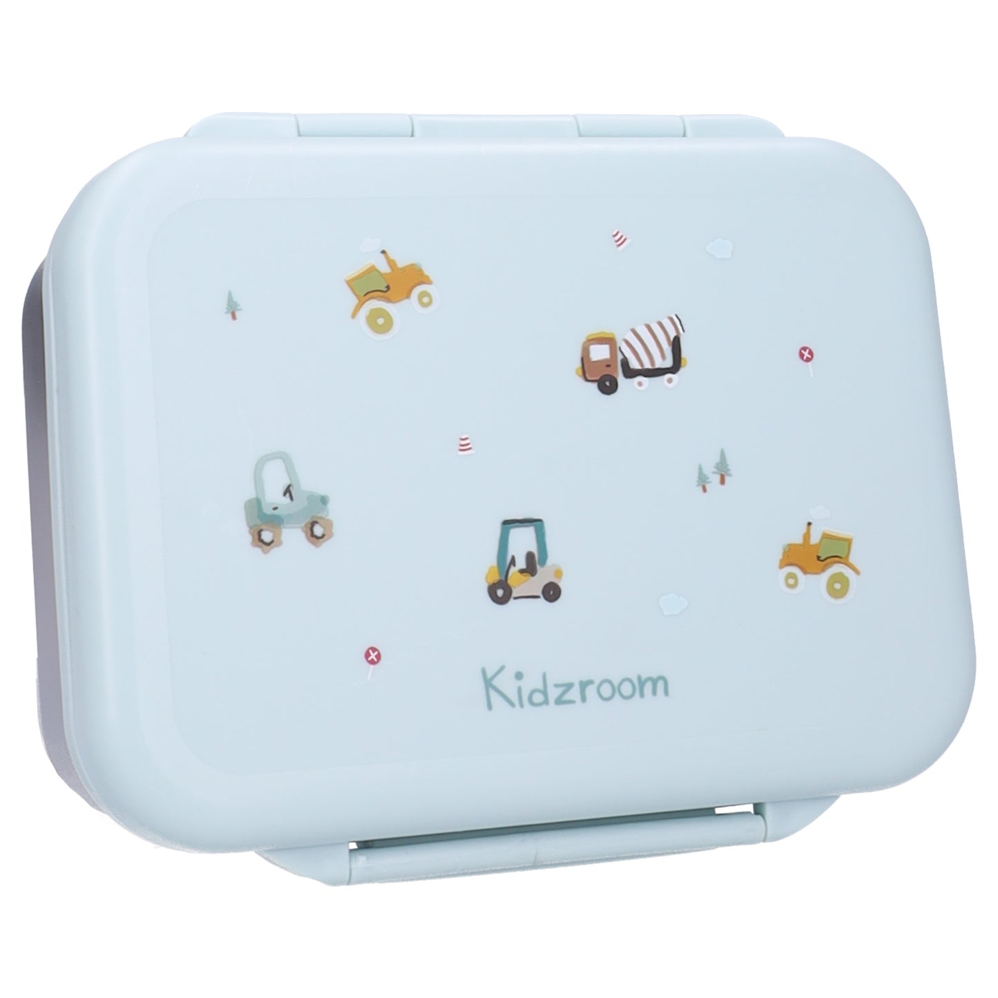 Kidzroom Little Story Brotdose Kinder 1,8 l Lunchbox mit Fahrzeug Motiv für Schule und unterwegs