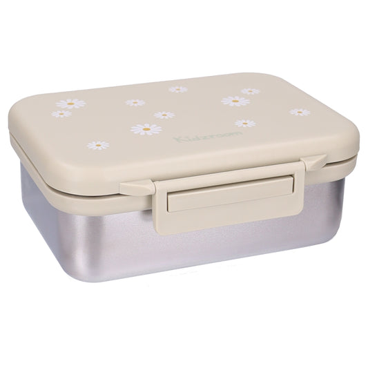 Kidzroom Nostalgia Brotdose Kinder 1,8 l Lunchbox mit Blumen Motiv für Schule und unterwegs