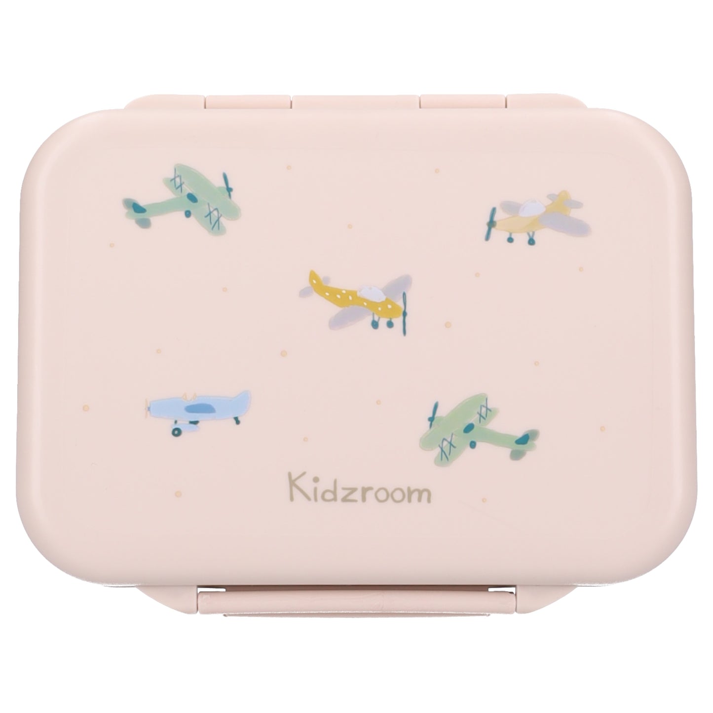 Kidzroom Small Talk Brotdose Kinder 1,8 l Lunchbox mit Flugzeug Motiv für Schule und unterwegs