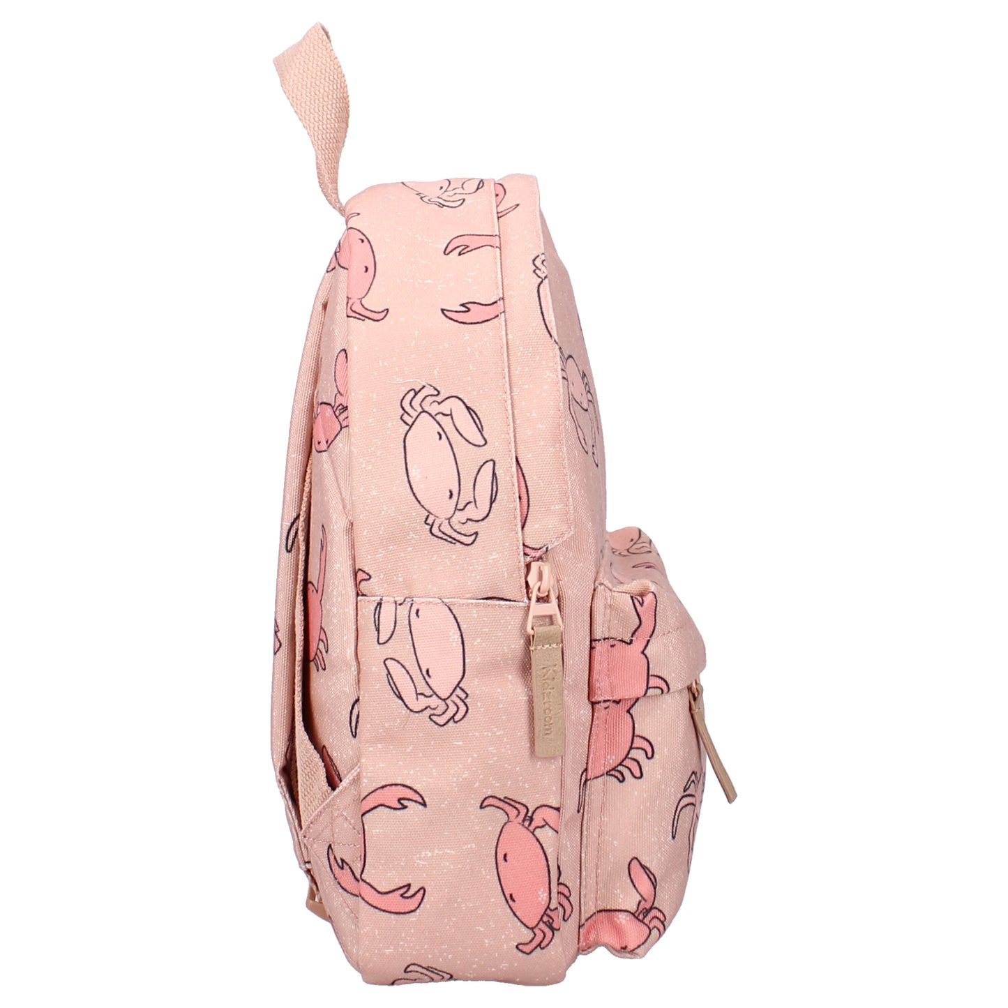 Kidzroom Full of Wonders Rucksack – Rosa Kinderrucksack mit Krabben-Print