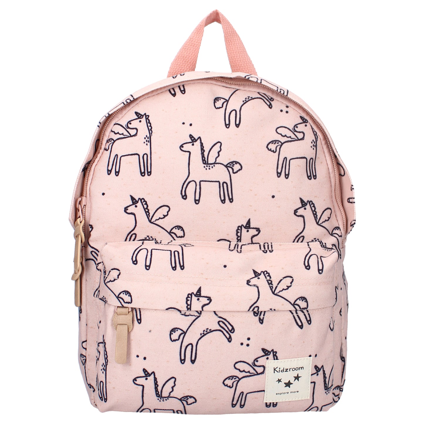 Kidzroom Beasties Einhorn Rucksack – Rosa Kinderrucksack mit Tiermotiv