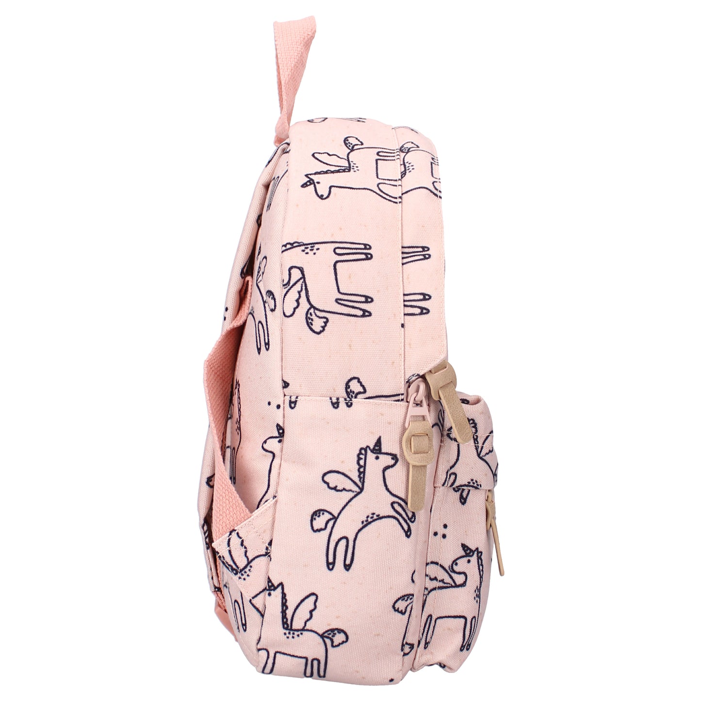Kidzroom Beasties Einhorn Rucksack – Rosa Kinderrucksack mit Tiermotiv