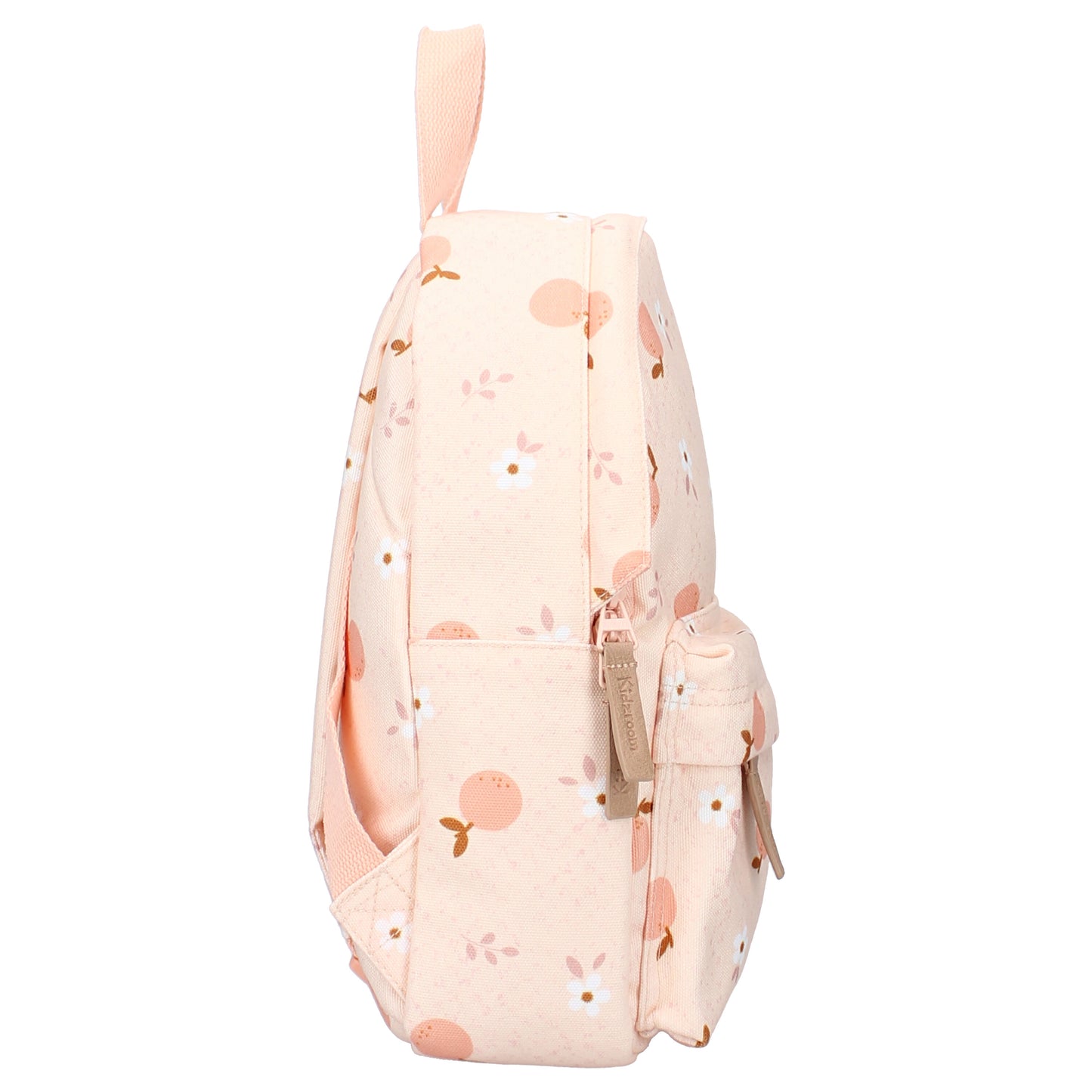 Kidzroom Perfect Picnic Rucksack – Bunter Kinderrucksack mit Früchte-Print und Fronttasche