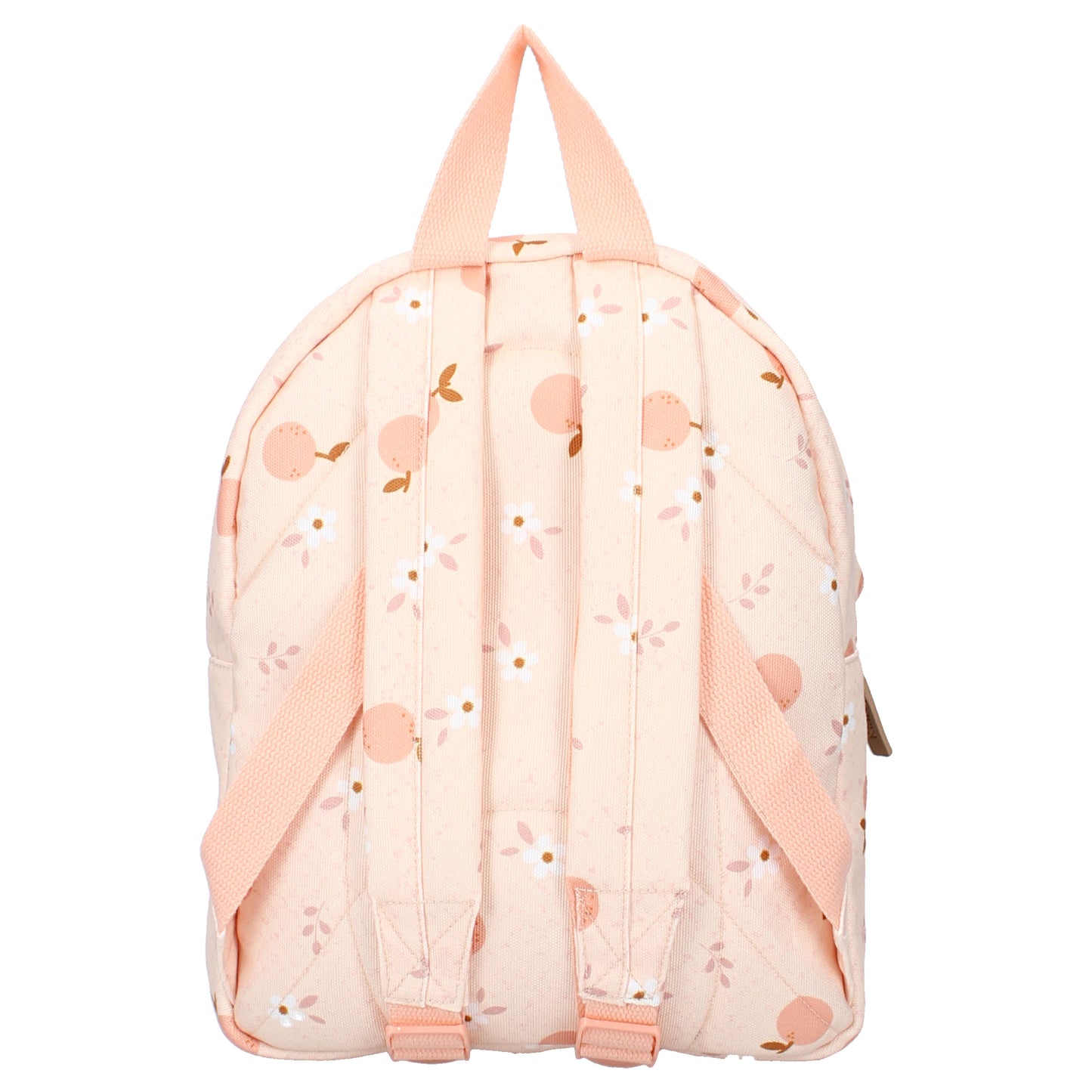 Kidzroom Perfect Picnic Rucksack – Bunter Kinderrucksack mit Früchte-Print und Fronttasche