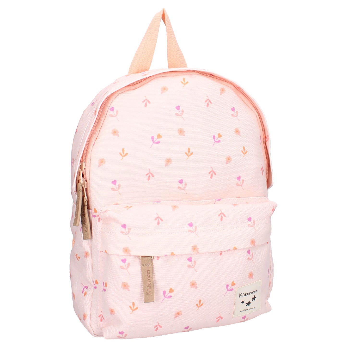 Kidzroom Rucksack – Rosa Kinderrucksack mit fröhlichem Print für Schule und Freizeit