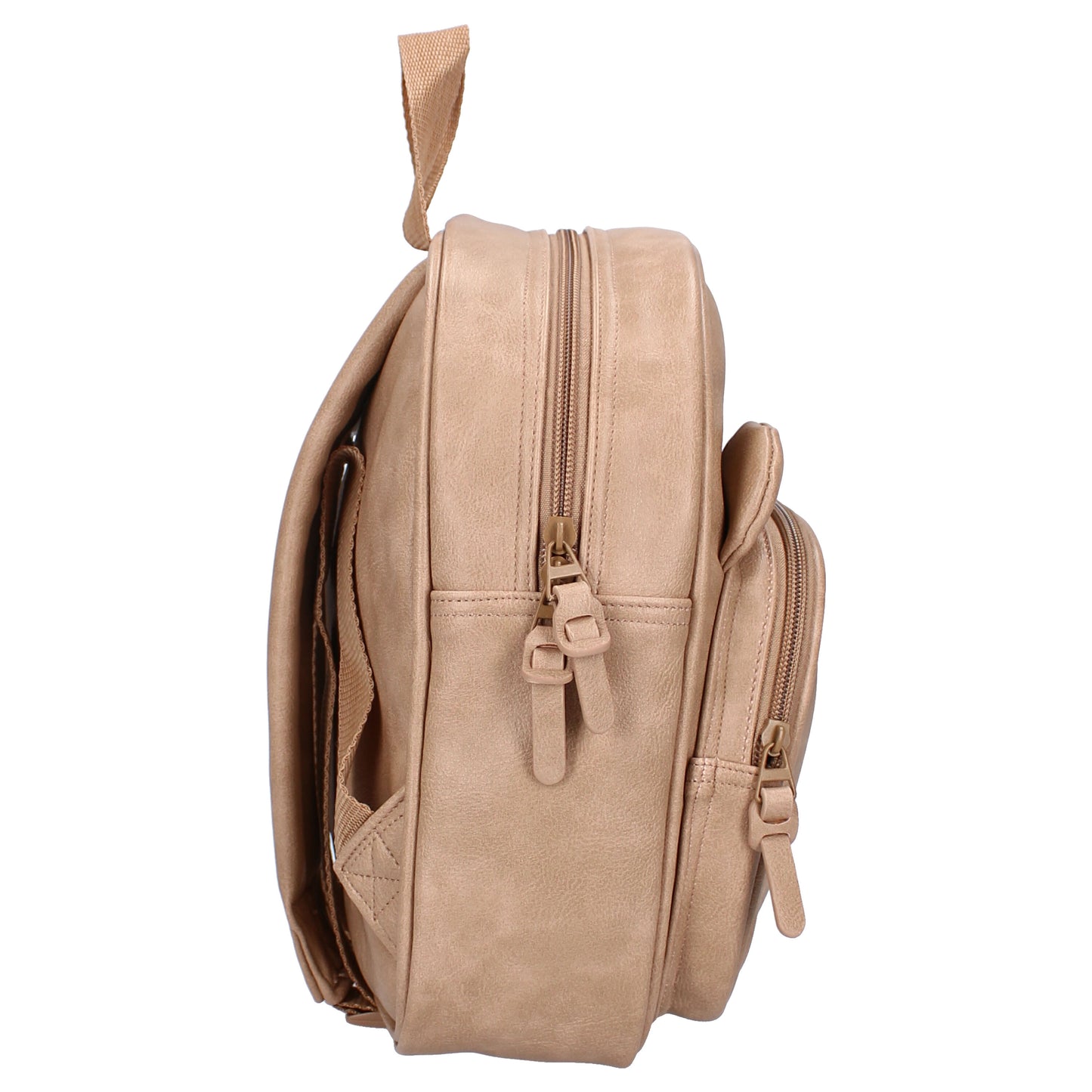 Kidzroom Kinderrucksack – Sandfarben mit Bärenmotiv für Kinder