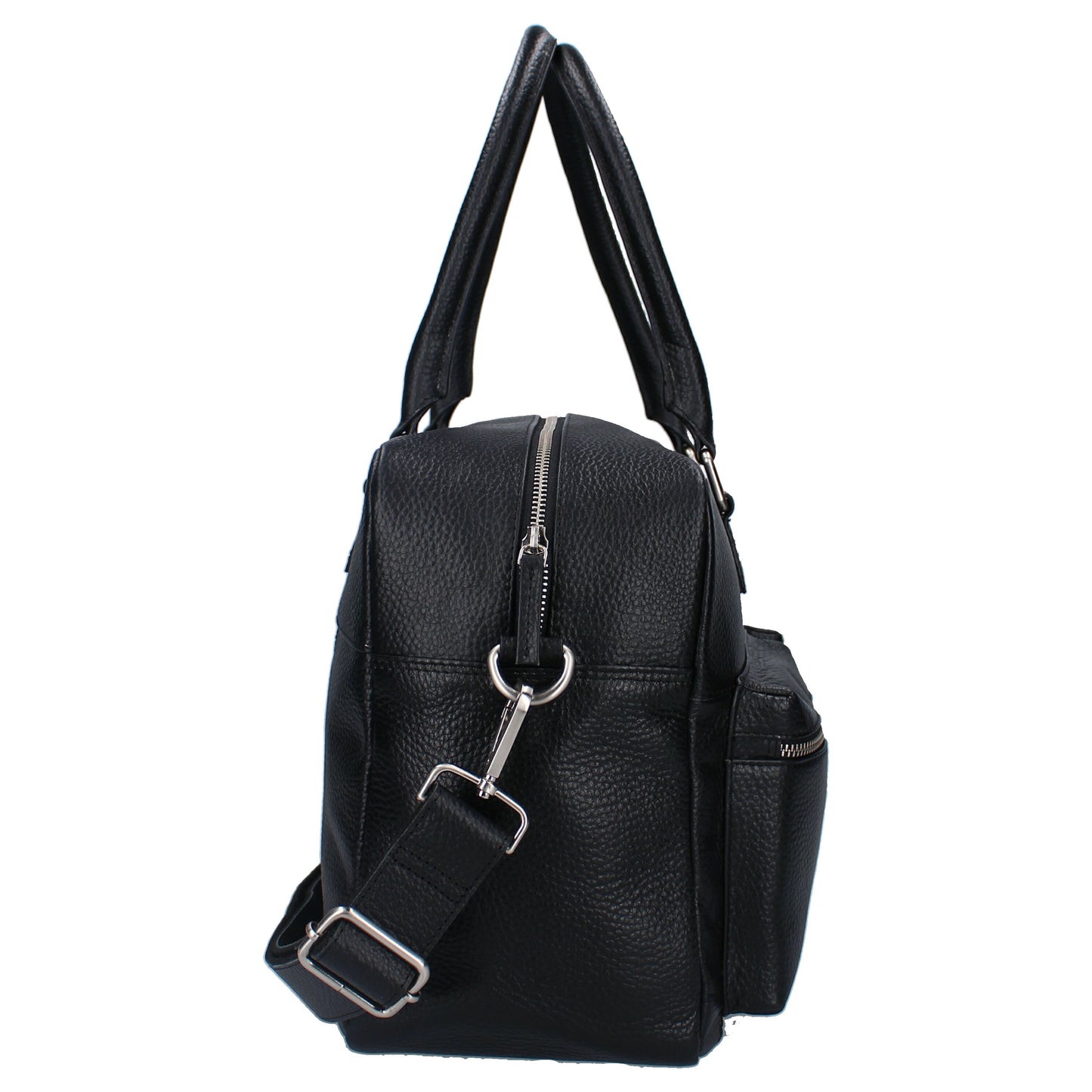 Kidzroom Wickeltasche Leder – Große Baby-Tasche mit Wickelunterlage & viel Stauraum