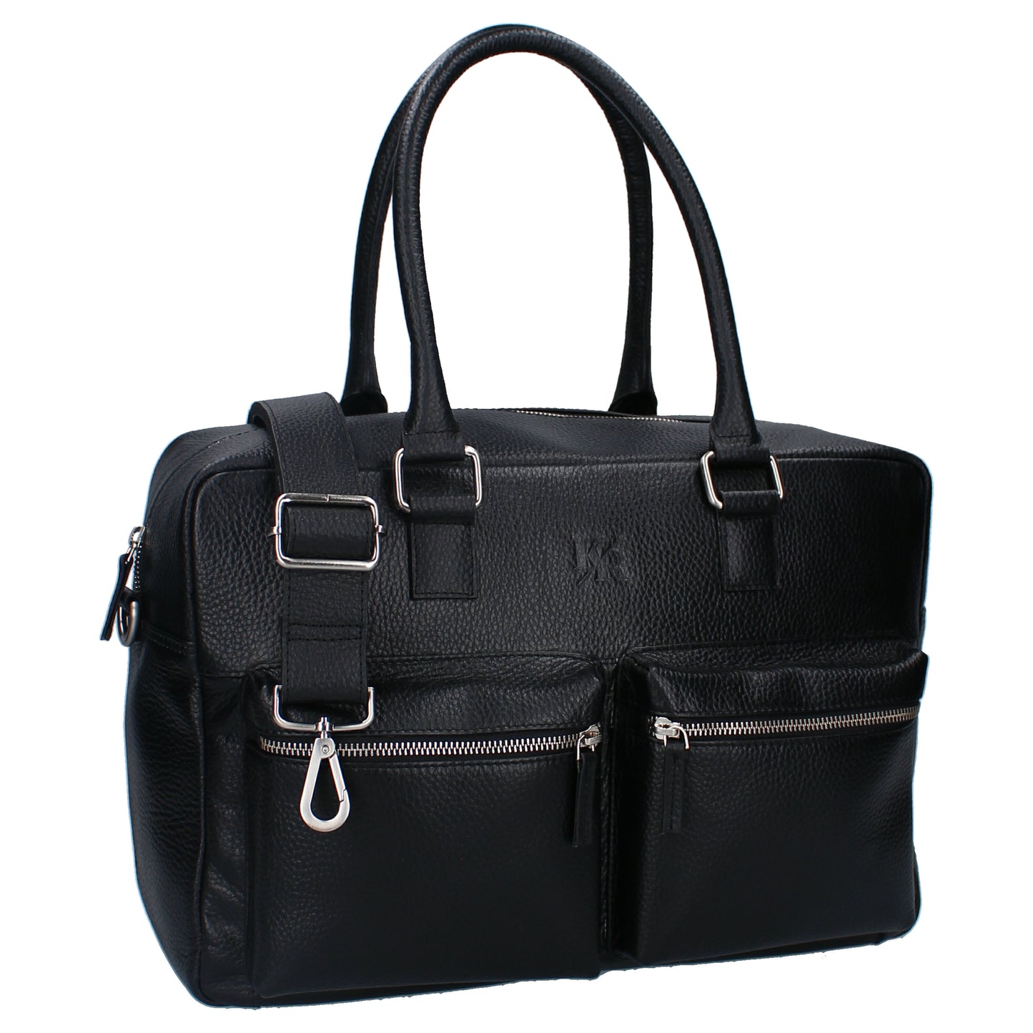 Kidzroom Wickeltasche Leder – Große Baby-Tasche mit Wickelunterlage & viel Stauraum