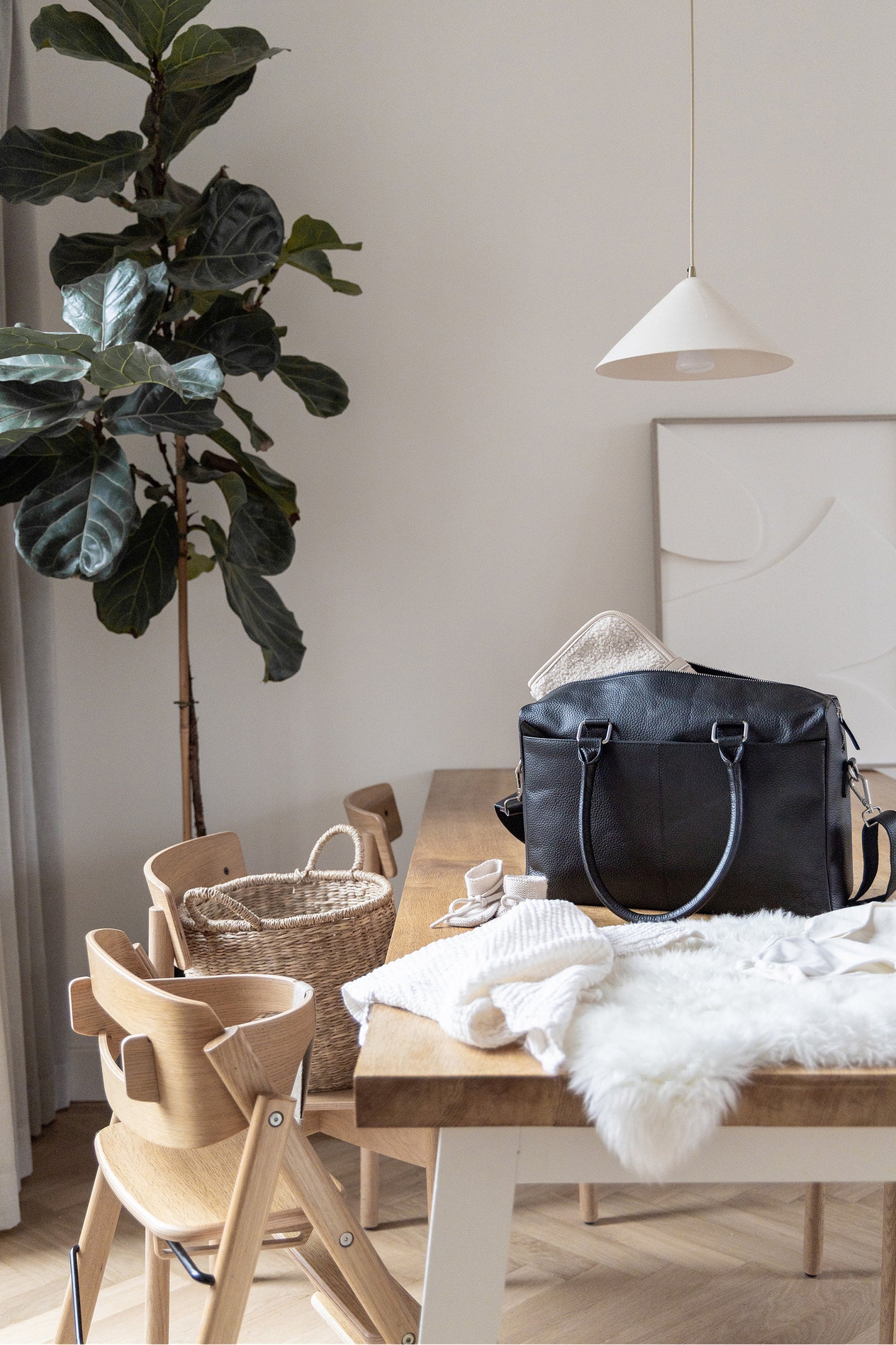 Kidzroom Lovely Leather Wickeltasche – Stilvolles Design aus hochwertigem Leder