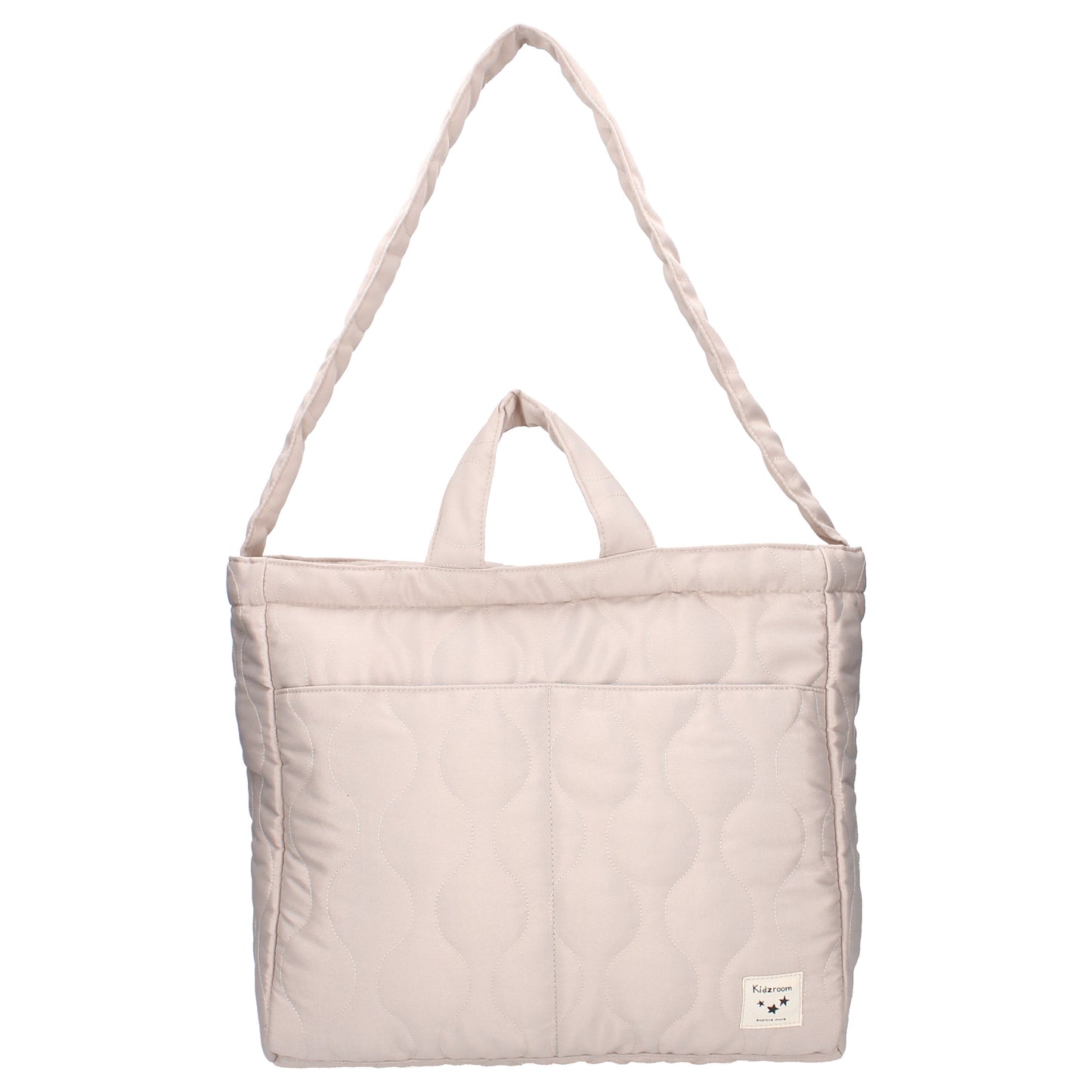 Kidzroom Wickeltasche – Stilvolle Babytasche in Taupe mit viel Stauraum