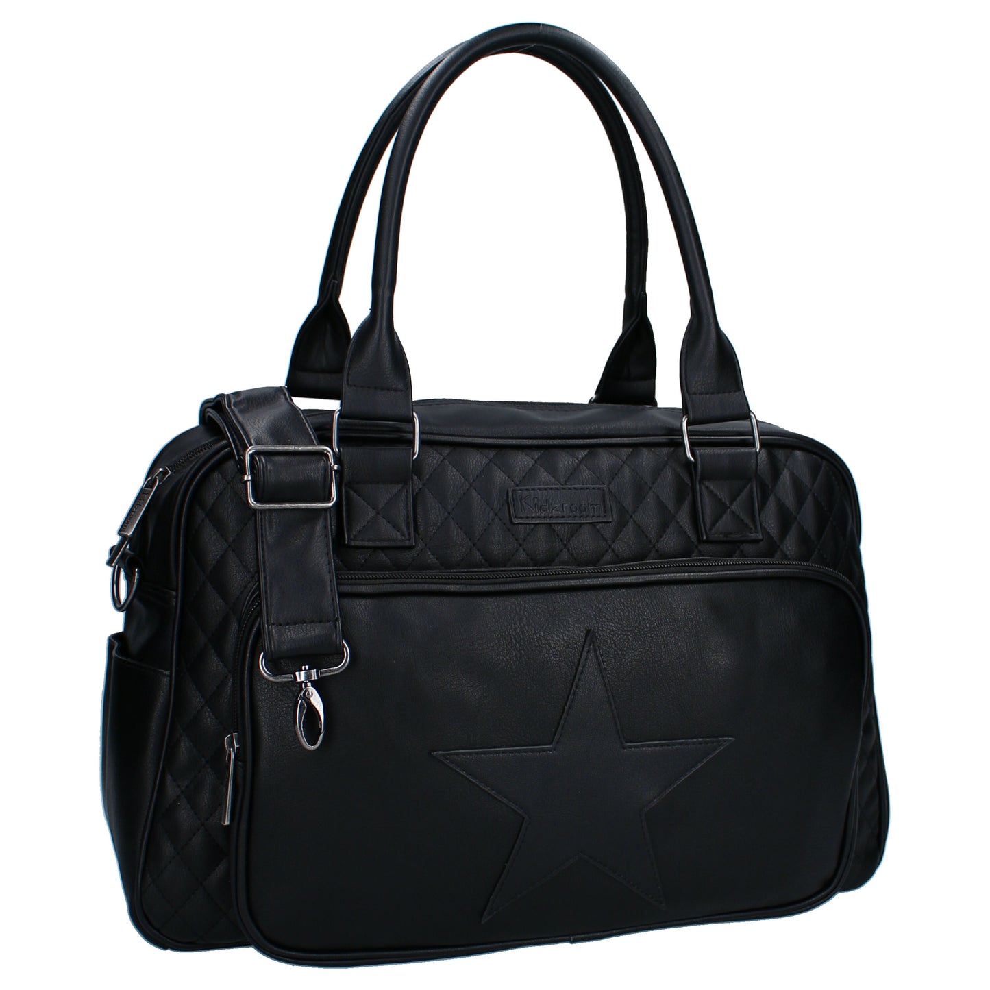 Kidzroom Wickeltasche Leder – Große Baby-Tasche mit Wickelunterlage & viel Stauraum