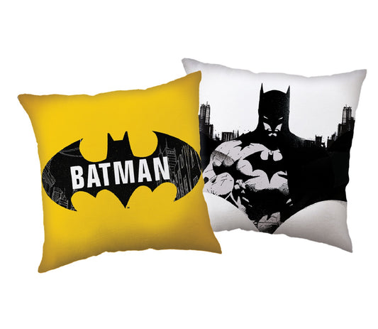 Batman The Emblem Kissen – Kuschelkissen Dekokissen 40x40 cm für Sofa & Bett