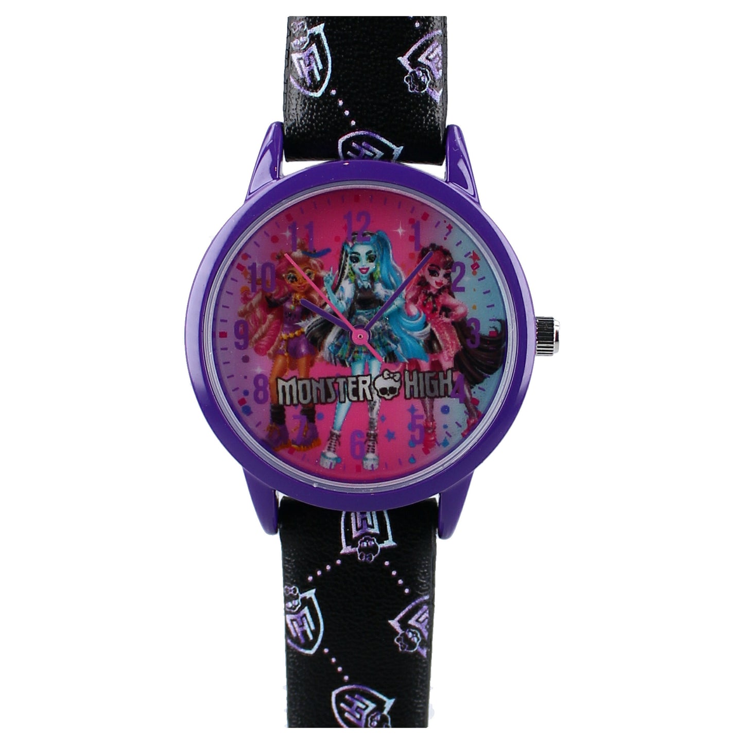 Monster High Uhr – Lila Armbanduhr für Mädchen & Fans