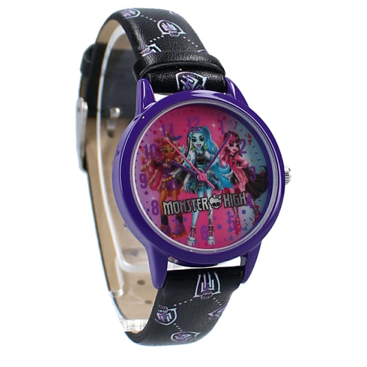 Monster High Uhr – Lila Armbanduhr für Mädchen & Fans