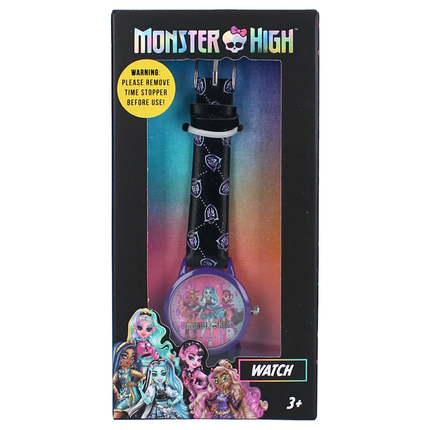 Monster High Uhr – Lila Armbanduhr für Mädchen & Fans