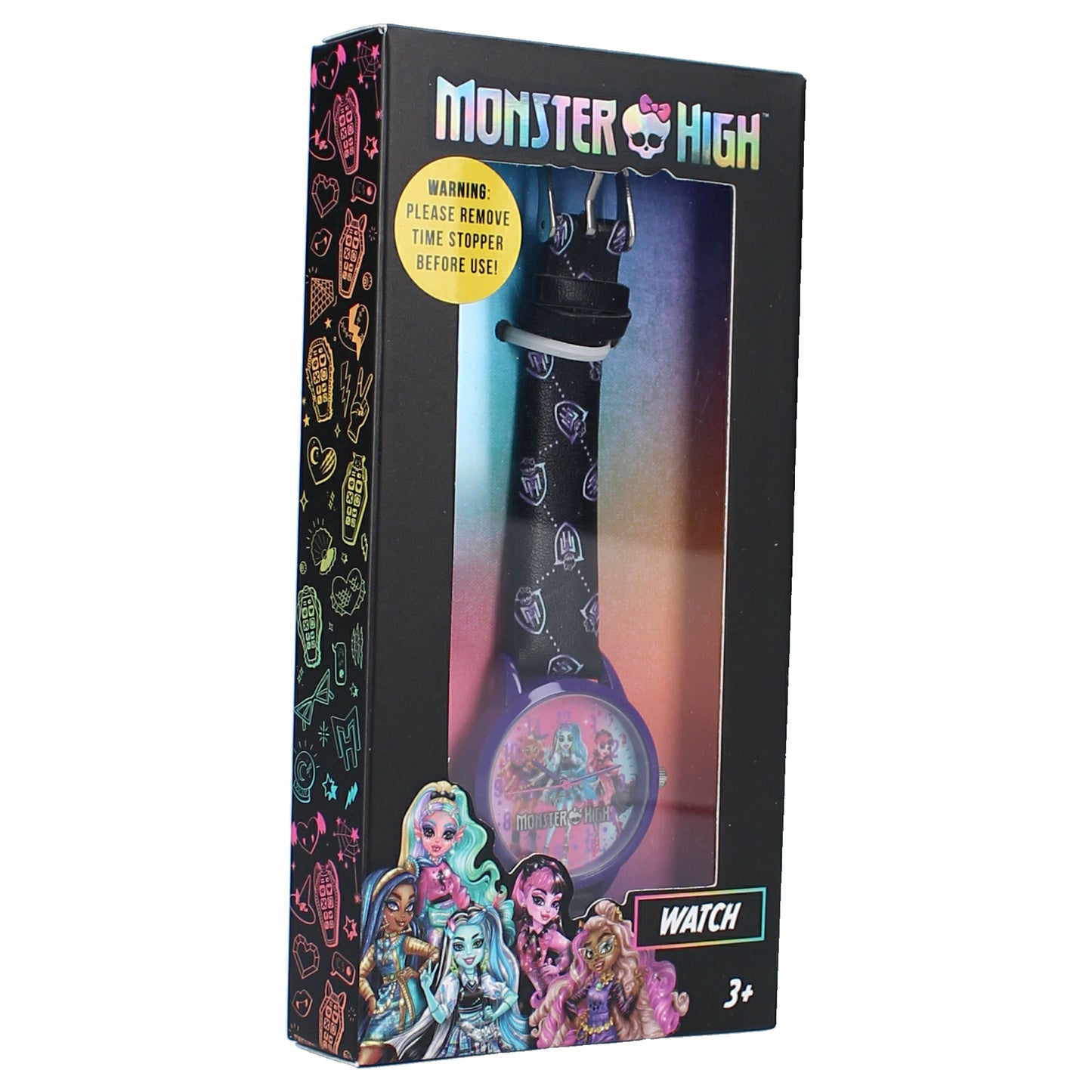 Monster High Uhr – Lila Armbanduhr für Mädchen & Fans