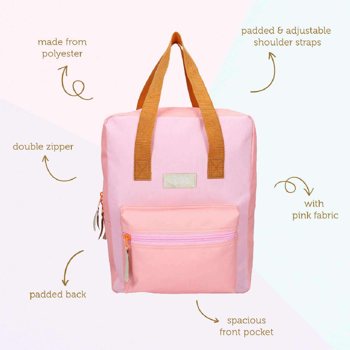 Milky Kiss Rucksack Best Of Both Worlds – Stylischer Schulrucksack für Mädchen