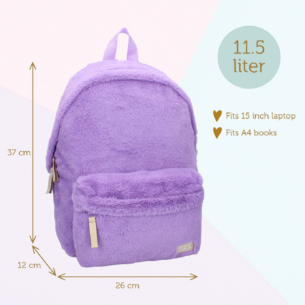 Milky Kiss The Wow Factor Rucksack – Verstellbare Gurte & praktische Vordertasche