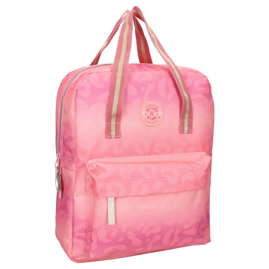 Milky Kiss Love and Laughter Rucksack – Trendige Tasche in Rosa Schultasche