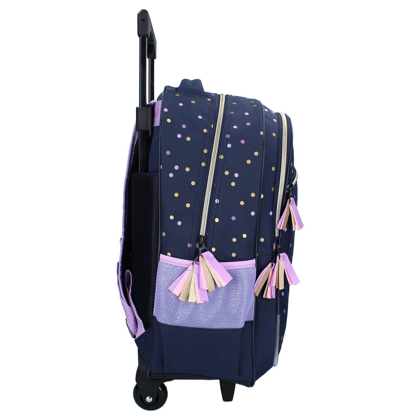 Milky Kiss Trolley-Rucksack Dotted Delight Dunkelblau mit Punkten