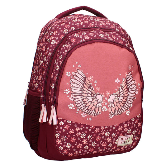 Milky Kiss Rucksack – Schultasche mit Große-Fächer Schulrucksack