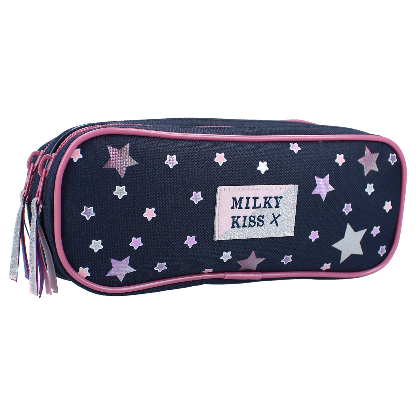 Milky Kiss Federmappe Schulmäppchen mit 2 Fächer für Mädchen