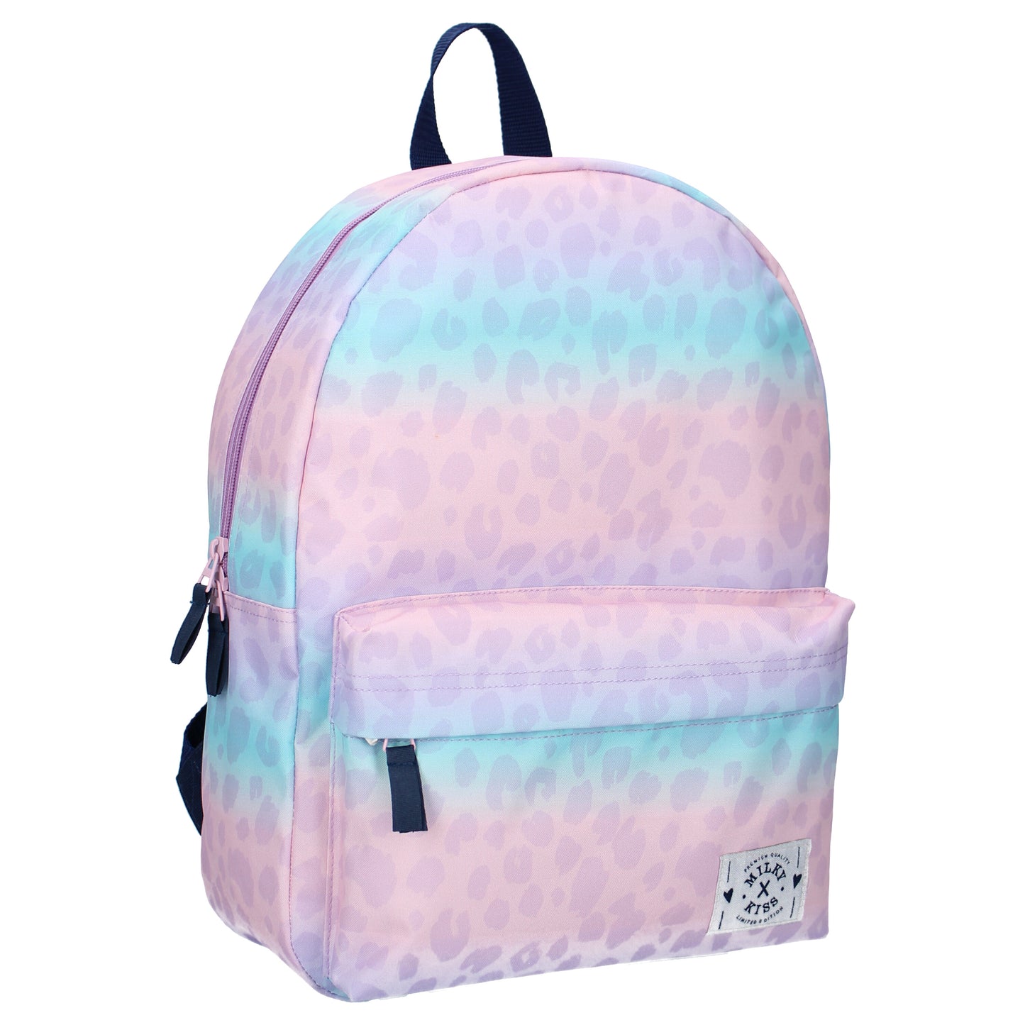 Milky Kiss Rucksack für Mädchen Schulrucksack mit Vordertasche