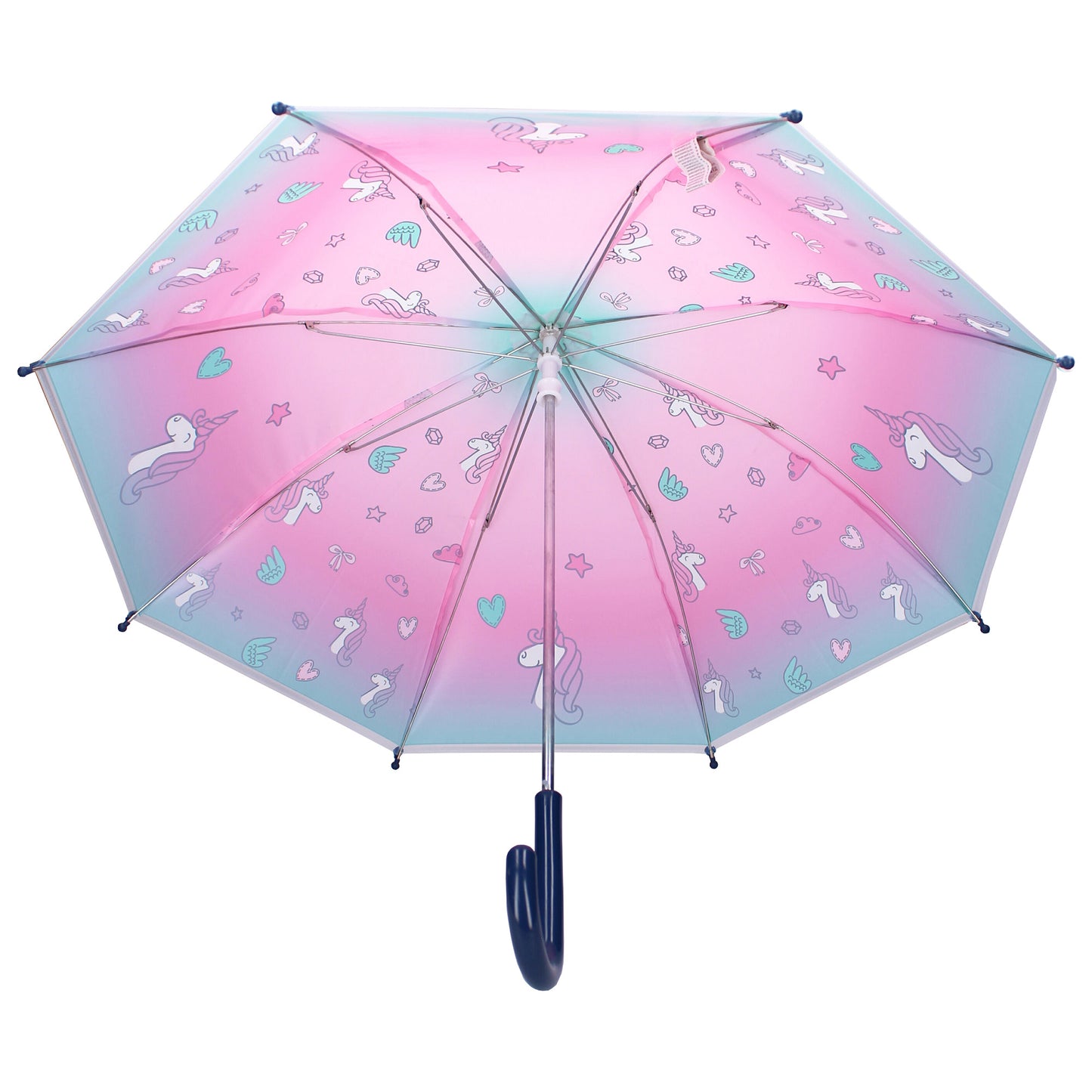 Milky Kiss Kinder-Regenschirm ⌀ 70 cm Unicorn-Design Schutz vor Regen und UV