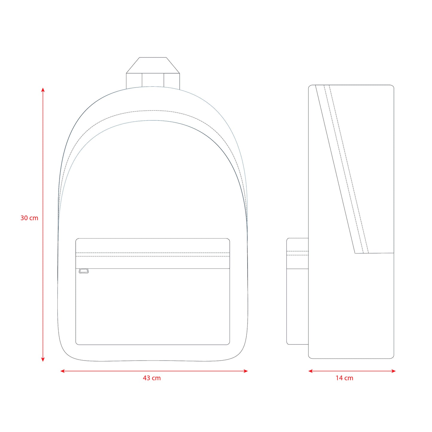 Milky Kiss Schulrucksack Praktischer und stylischer Tasche