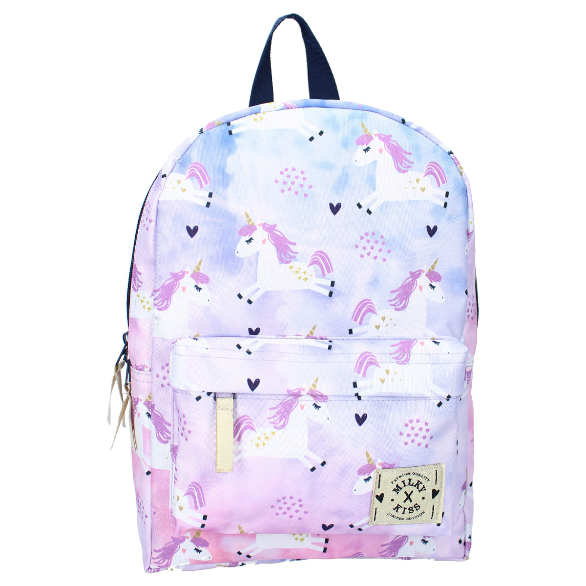 Milky Kiss Rucksack Schultasche Ombré mit Sternen & Einhörnern Bag