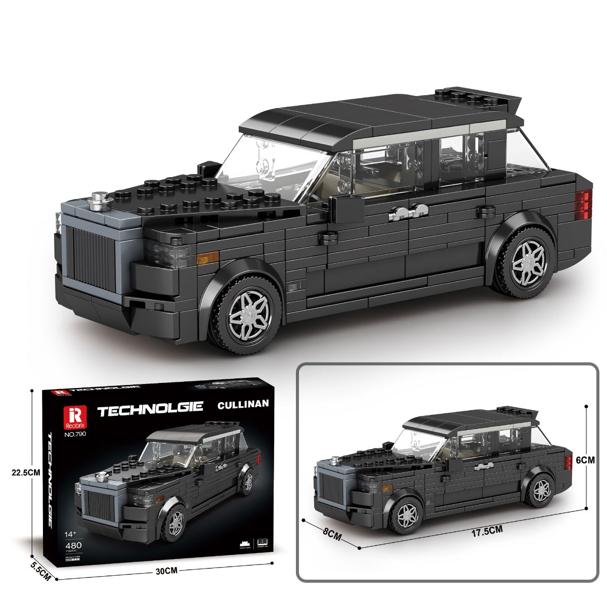 Reobrix 790 Luxus SUV 1:24 Klemmbaustein Auto 480 Teile ab 14