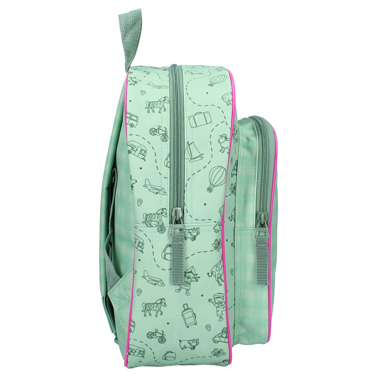 Fien & Teun Rucksack Dierenvriendjes für Kinder aus Polyester