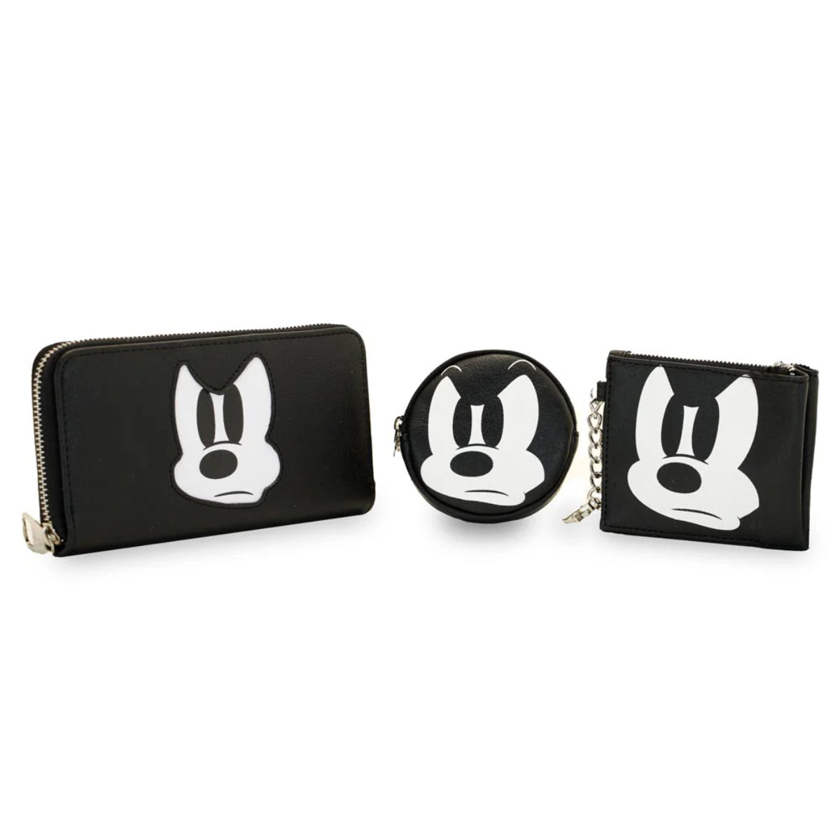 Disney Mickey Mouse Angry Geschenkset schwarz Wallet Set mit Münzgeldbörsen
