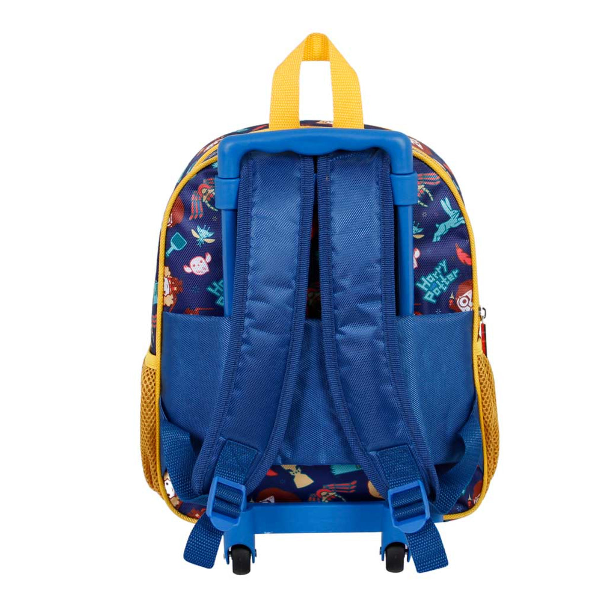 Harry Potter Wappen Kinder Trolley Rucksack 3D Orange Rollen Schule Reise