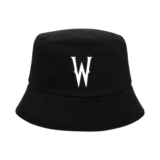Wednesday W Kinder Bucket Hat schwarz 50 cm für Alltag und Freizeit
