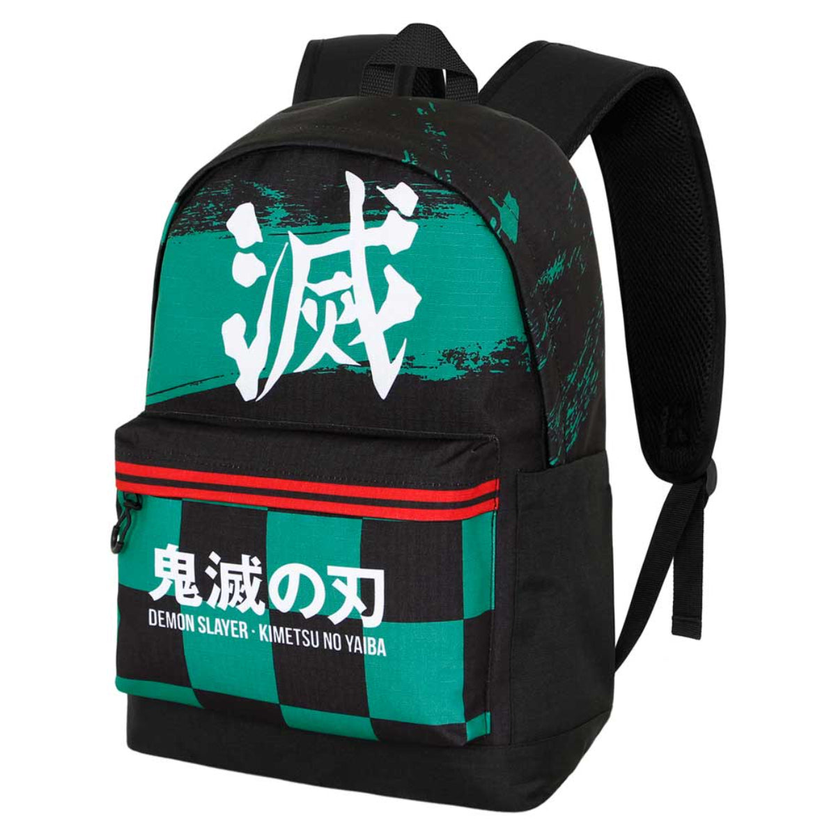 Demon Slayer Tanjiro Freizeitrucksack Ripstop Tasche für Schule Alltag Reise