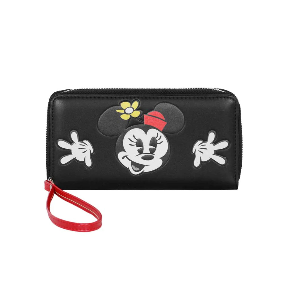 Disney Minnie Mouse Face Wallet mehrfarbig Kartenetui und Geldbörse mit vielen Fächern